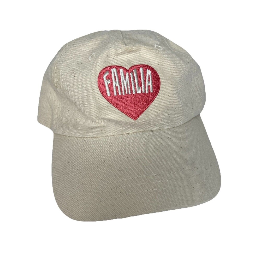 "Familia" Heart Logo StrapBack Hat Cap NEW Adjustable
